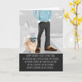 Spitz vom Tag des Hundes Karte (Gelbe Blume)