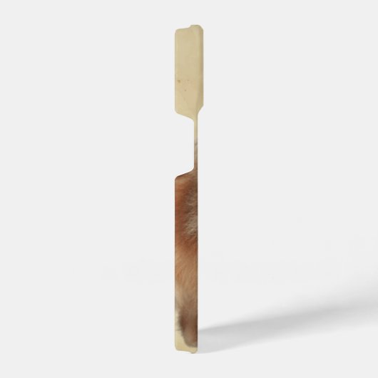 Spitz Wasserfarbe Tier Art iPhone Hülle (Rechte Seite)