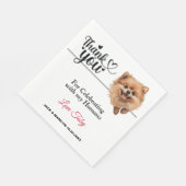Spitz Wedding Vielen Dank Serviette (Ecke)