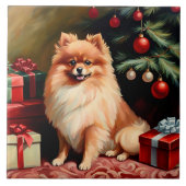 Spitz Weihnachten Fliese (Vorderseite)