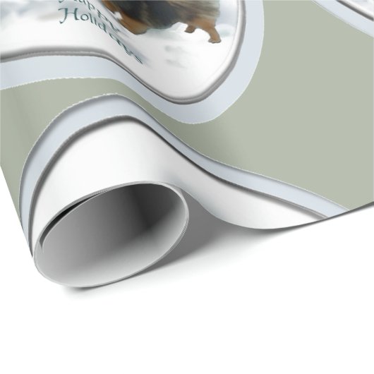 Spitz Weihnachten Geschenkpapier (Rolleneckpunkt)