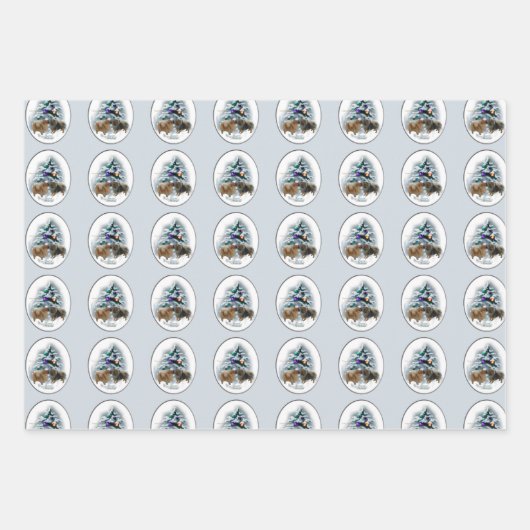 Spitz Weihnachten Geschenkpapier Set (Vorderseite 3)