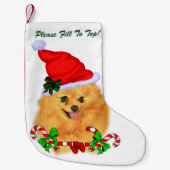 Spitz Weihnachten Kleiner Weihnachtsstrumpf (Vorderseite)