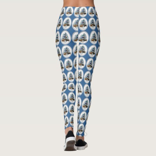 Spitz Weihnachten Leggings (Rückseite)
