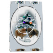 Spitz Weihnachten Mittlere Geschenktüte (Vorderseite)