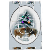 Spitz Weihnachten Mittlere Geschenktüte (Rückseite)