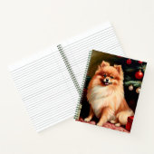 Spitz Weihnachten Notizblock (Innenseite)