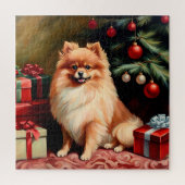 Spitz Weihnachten Puzzle (Vertikal)