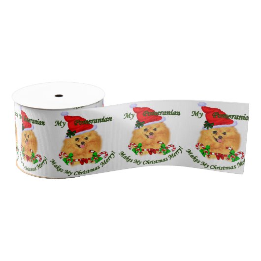 Spitz Weihnachten Ripsband (Spule)