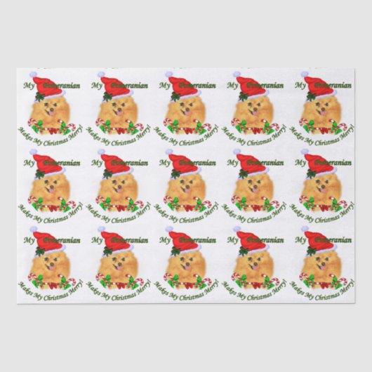 Spitz Weihnachten Seidenpapier (Vorderseite)