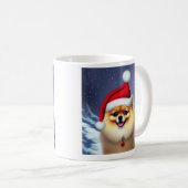 Spitz, Weihnachten, Weihnachtskaffee Tasse (VorderseiteRechts)