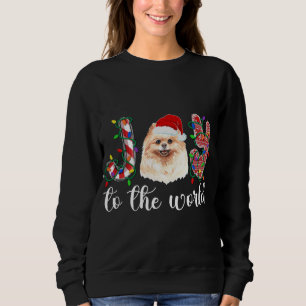 Spitz Weihnachts Spitz Xmas Party Pomeran Sweatshirt