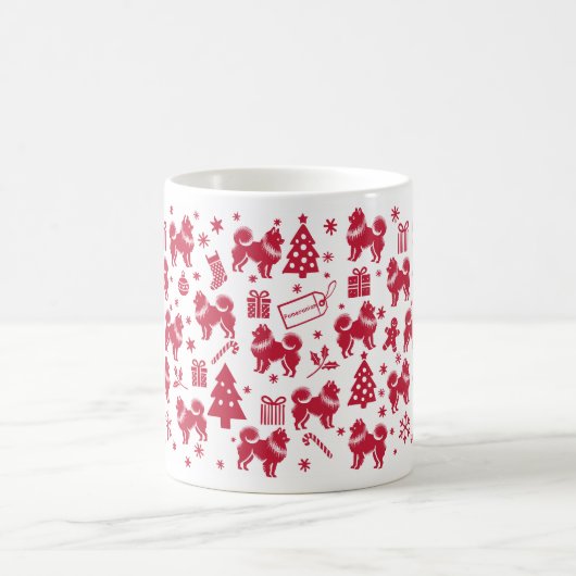 Spitz Weihnachtsdesign Kaffeetasse (Mittel)