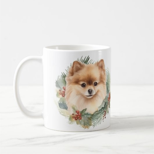 Spitz Weihnachtsfest Kaffeetasse (Links)