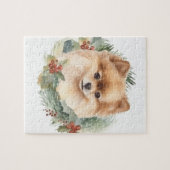 Spitz Weihnachtsfest Puzzle (Horizontal)