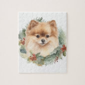 Spitz Weihnachtsfest Puzzle (Vertikal)