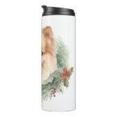 Spitz Weihnachtsfest Thermosbecher (Nach rechts gedreht)