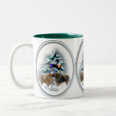 Spitz Weihnachtsgeschenke Zweifarbige Tasse (Links)