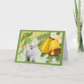 Spitz Weihnachtskartenglocken Feiertagskarte (Vorderseite)