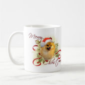 Spitz-WeihnachtsTasse Kaffeetasse (Links)