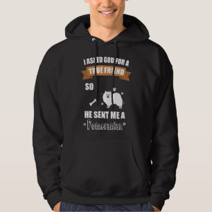 Spitz Welpe Downer Hoodie