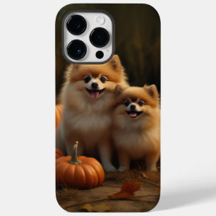 Spitz Welpe Herbst Kürbis Case-Mate iPhone 14 Pro Max Hülle
