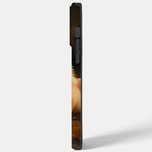 Spitz Welpe Herbst Kürbis Case-Mate iPhone Hülle (Rückseite / Links)