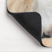 Spitz Welpe mit Ball Mousepad (Ecke)