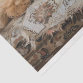 Spitz Welpe Trio Vintage Entdeckung Seidenpapier (Ausschnitt)