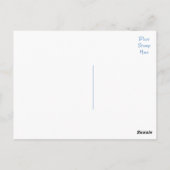 Spitz Welpen-Dockingkarte Postkarte (Rückseite)