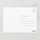 Spitz Welpen-Dockingkarte Postkarte (Rückseite)