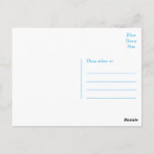 Spitz Welpen-Dockingkarte Postkarte (Rückseite)