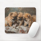 Spitz Welppy Trio Vintag Mousepad (Mit Mouse)