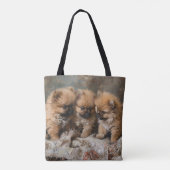 Spitz Welppy Trio Vintag Tasche (Rückseite)
