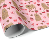Spitz-Wrapper-Valentinstag Geschenkpapier (Rolleneckpunkt)