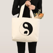 Spitz Yin Yang Jumbo Stoffbeutel (Vorderseite (Produkt))