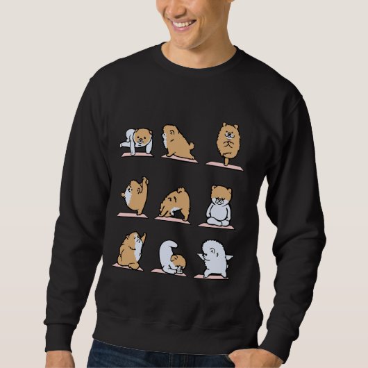 Spitz Yoga Sweatshirt (Vorderseite)