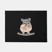 Spitz Zuhause Fußmatte (Vorderseite)