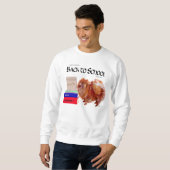Spitz zurück zur Schule Sweatshirt (Vorne ganz)