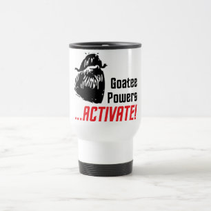 Spitzbart-Power Reisebecher