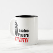 Spitzbart-Power Zweifarbige Tasse (Vorderseite Links)