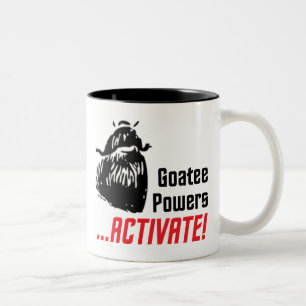 Spitzbart-Power Zweifarbige Tasse