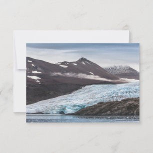 Spitzbergen Svalbard Glacier Fotokarte