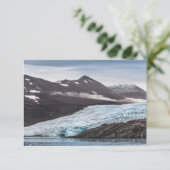 Spitzbergen Svalbard Glacier Fotokarte (Stehend Vorderseite)