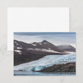 Spitzbergen Svalbard Glacier Fotokarte (Vorne/Hinten)