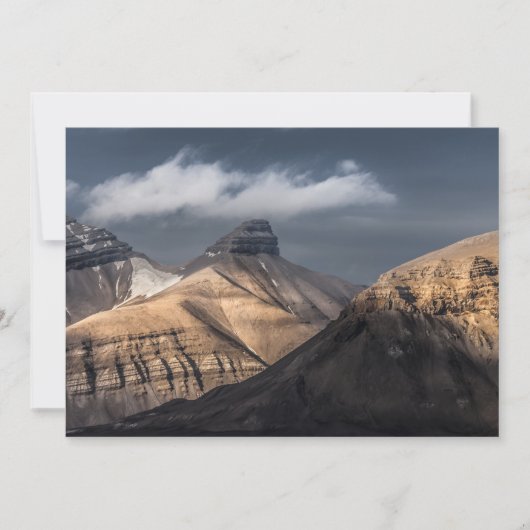 Spitzbergen-Svalbard-Karte (Vorderseite)