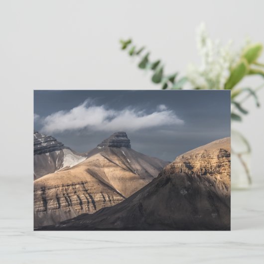 Spitzbergen-Svalbard-Karte (Stehend Vorderseite)