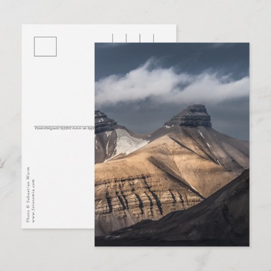 Spitzbergen Svalbard Postkarte (Vorne/Hinten)
