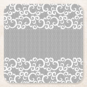 Spitze 1 rechteckiger pappuntersetzer (Vorderseite)