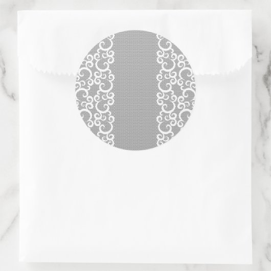 Spitze 1 runder aufkleber (Tasche)